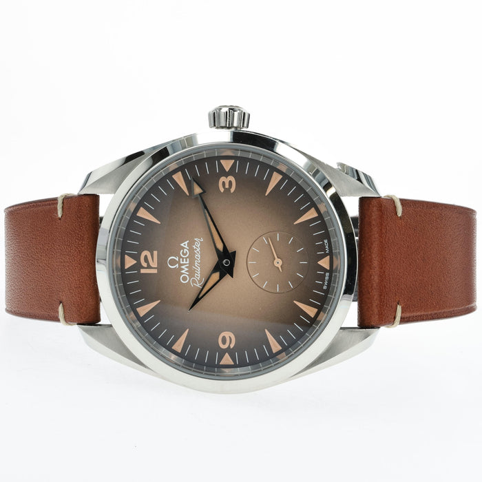 Omega Railmaster Heritage Small Seconds 38mm Brown Dial 235.12.38.20.13.001