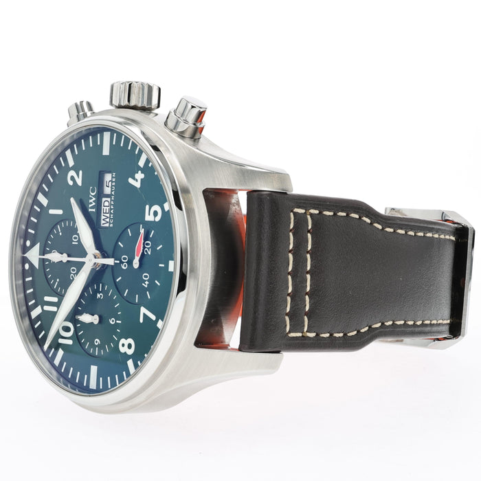 IWC Pilot's Chronograph 43mm Green Dial Stainless Steel IW378005