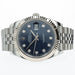 Rolex Datejust 41 Automatic Factory Blue Diamond Dial Fluted Bezel 126334