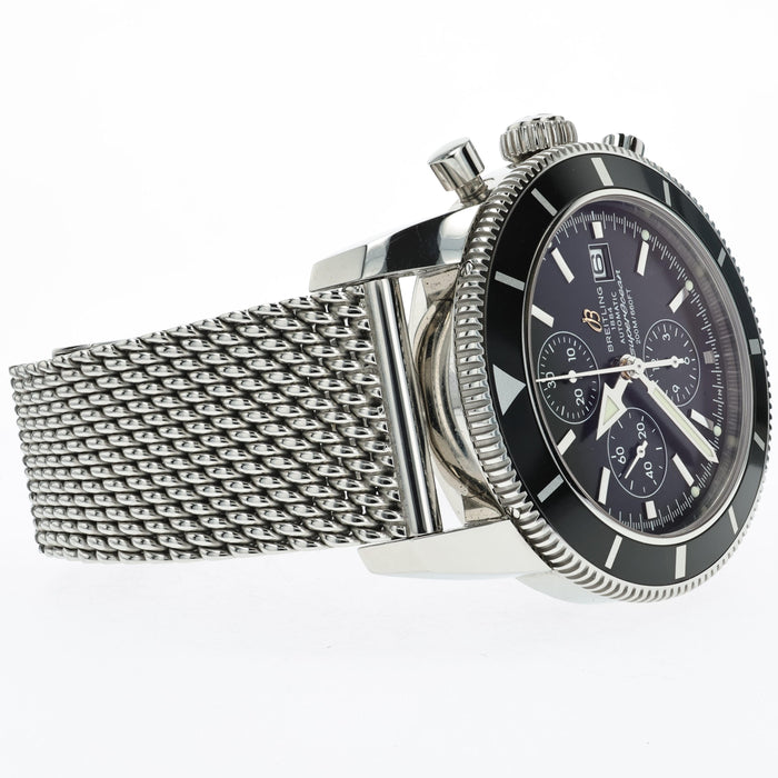 Breitling Superocean Heritage Black Dial 46MM Stainless Steel AB2010