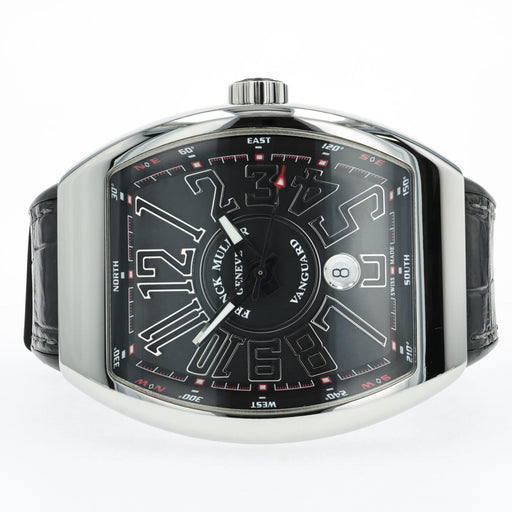 Franck Muller Vanguard Black Dial Stainless Steel V 45 SC DT AC.NR
