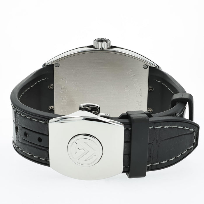 Franck Muller Vanguard Automatic Black Dial Stainless Steel V 45 SC DT