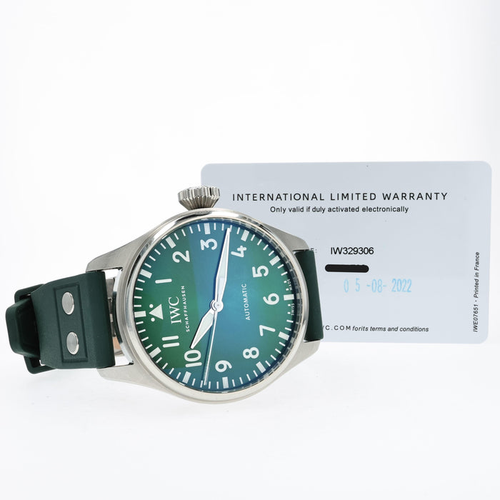 IWC Big Pilot Green Dial 43mm Stainless Steel IW329306