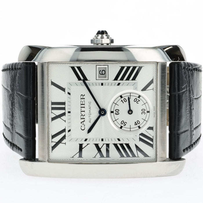 Cartier Tank MC Silver Dial Automatic Stainless Steel W5330003 3589