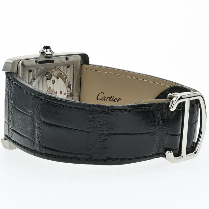 Cartier Tank MC Silver Dial Automatic Stainless Steel W5330003 3589