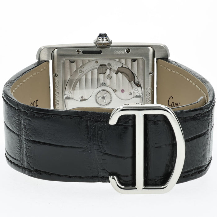 Cartier Tank MC Silver Dial Automatic Stainless Steel W5330003 3589