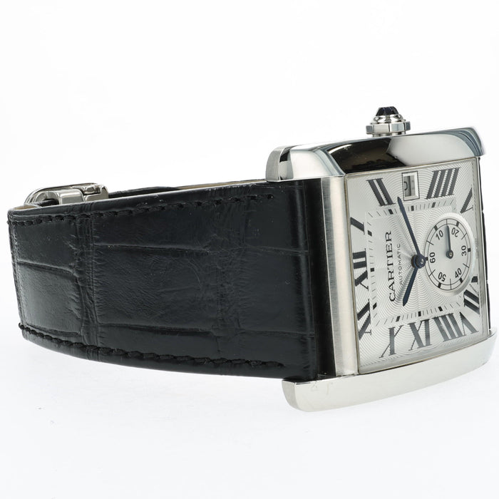 Cartier Tank MC Silver Dial Automatic Stainless Steel W5330003 3589