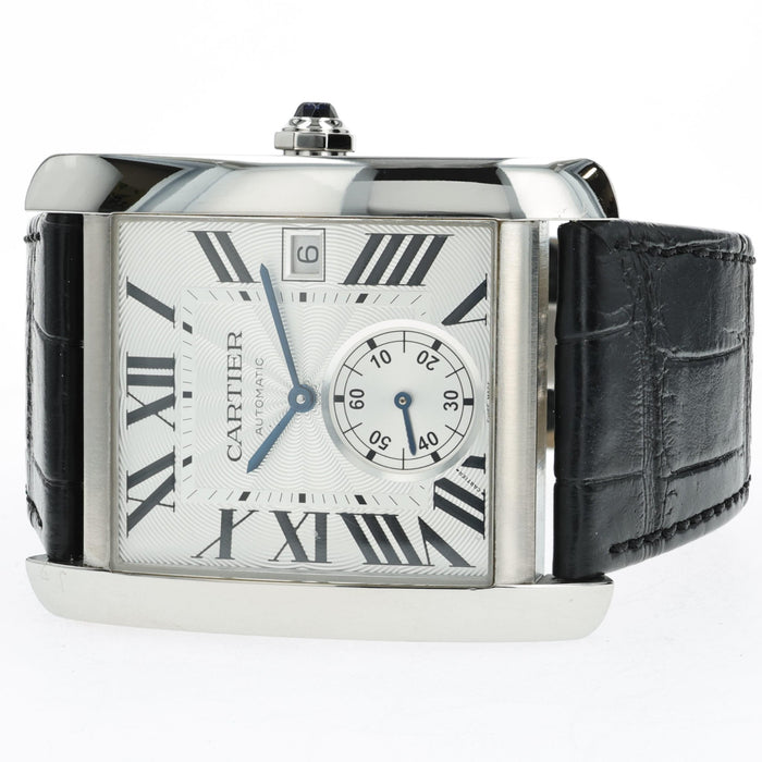 Cartier Tank MC Silver Dial Automatic Stainless Steel W5330003 3589