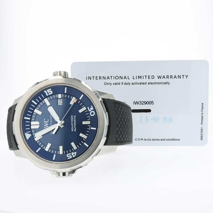 IWC Aquatimer Automatic Expedition Jacques-Yves Cousteau Blue Dial IW329005