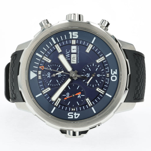 IWC Aquatimer Chronograph Blue Dial Expedition Jacques Cousteau 44mm IW376805