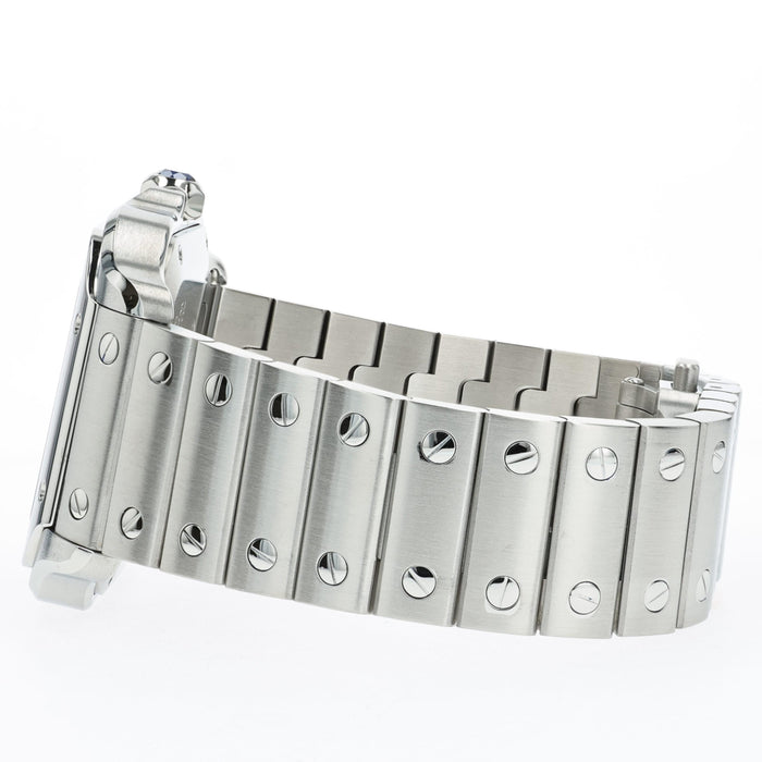 Cartier Santos Medium Green Dial Stainless Steel WSSA0061 4075