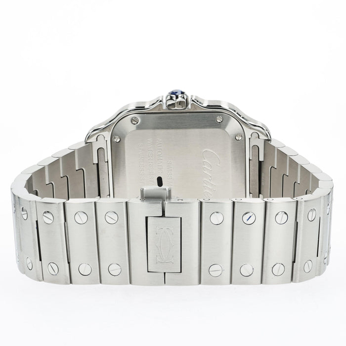 Cartier Santos Medium Green Dial Stainless Steel WSSA0061 4075