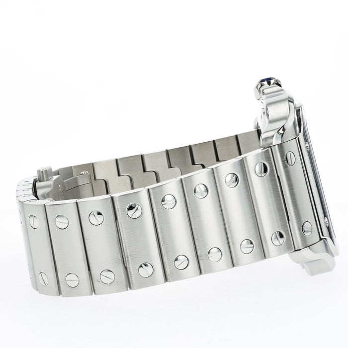 Cartier Santos Medium Green Dial Stainless Steel WSSA0061 4075