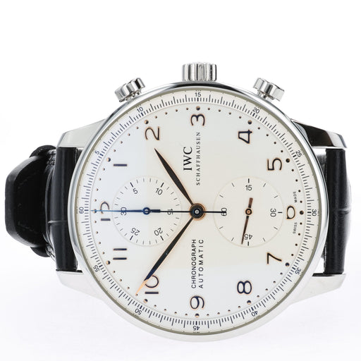 IWC Portuguese Chronograph White Dial Stainless Steel IW371445