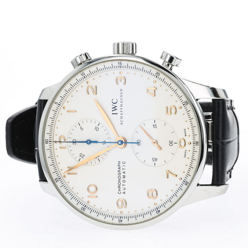 IWC Portuguese Chronograph White Dial Stainless Steel IW371445