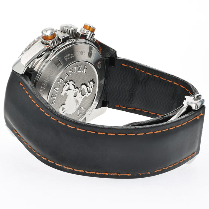 Omega Seamaster Planet Ocean Chronograph Black Dial Orange Bezel  2918.50.82