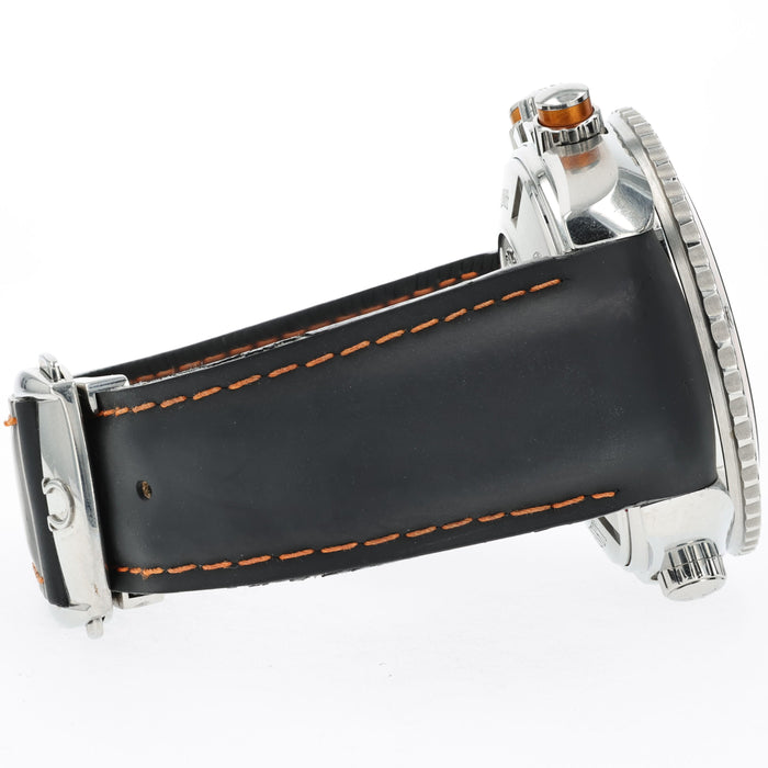 Omega Seamaster Planet Ocean Chronograph Black Dial Orange Bezel  2918.50.82