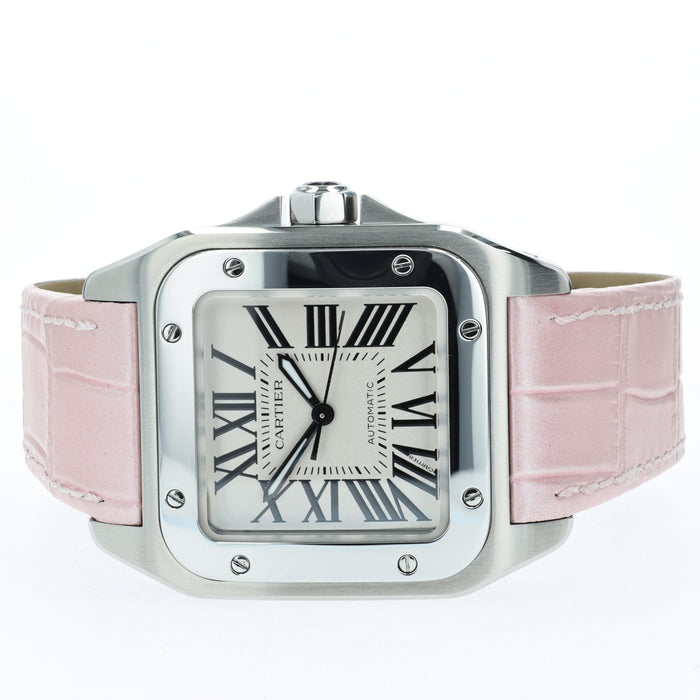 Cartier Santos 100 Medium Automatic Stainless Steel W20126X8 2878
