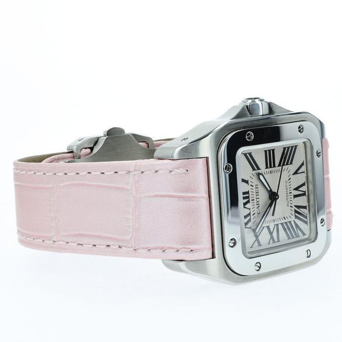 Cartier Santos 100 Medium Automatic Stainless Steel W20126X8 2878