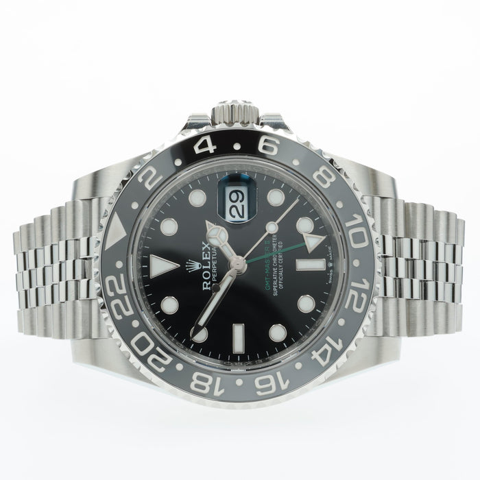 Rolex GMT-Master II "Bruce Wayne" Black Dial Jubilee Stainless Steel 126710GRNR