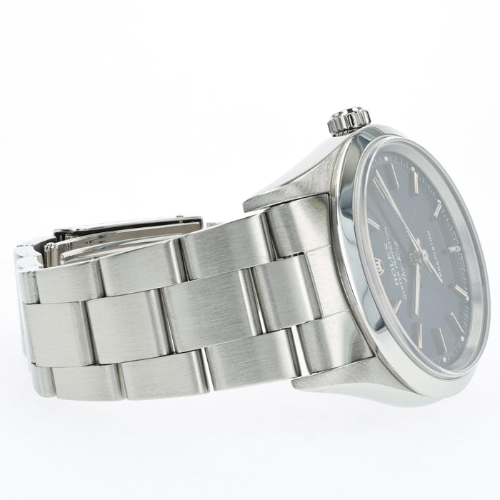 Rolex Air-King 34 Blue Stick Dial Stainless Steel 34mm 14000