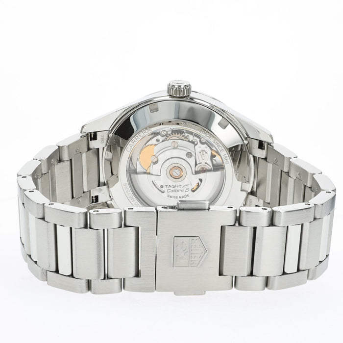 Tag Heuer Carrera Calibre 5 Gray Dial 39mm Stainless Steel WAR211C-4