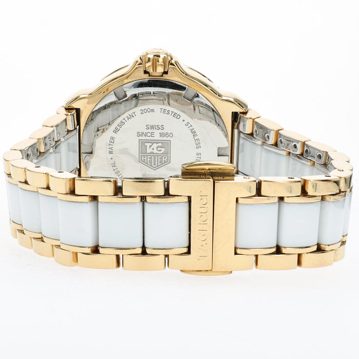 TAG Heuer Formula 1 Ladies Yellow Gold & Steel White Dial Diamond WAH1222