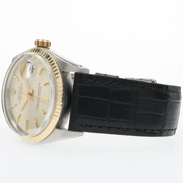 Rolex Datejust 36 Silver Dial 18K Yellow Gold and Stainless Steel 1601