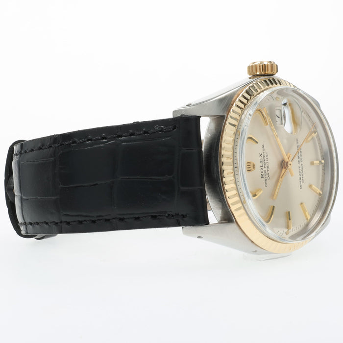 Rolex Datejust 36 Silver Dial 18K Yellow Gold and Stainless Steel 1601