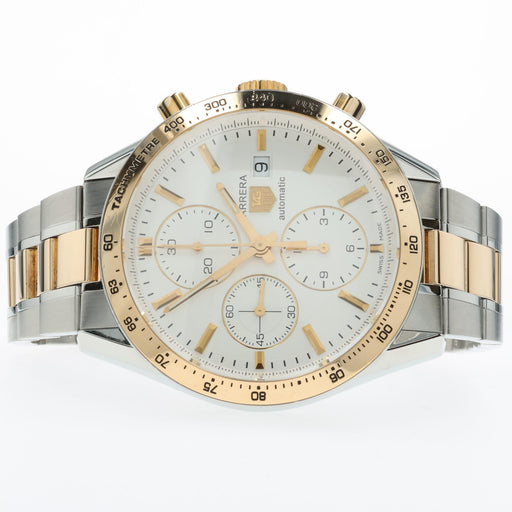 Tag Heuer Carrera Calibre 16 Chronograph White Dial Automatic CV2050-2