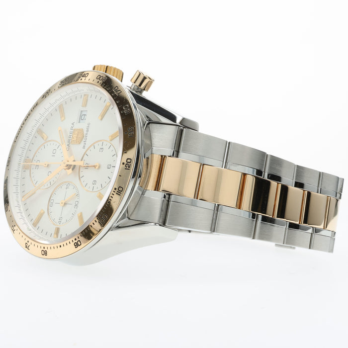 Tag Heuer Carrera Calibre 16 Chronograph White Dial Automatic CV2050-2