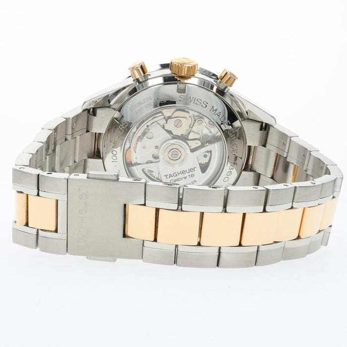 Tag Heuer Carrera Calibre 16 Chronograph White Dial Automatic CV2050-2