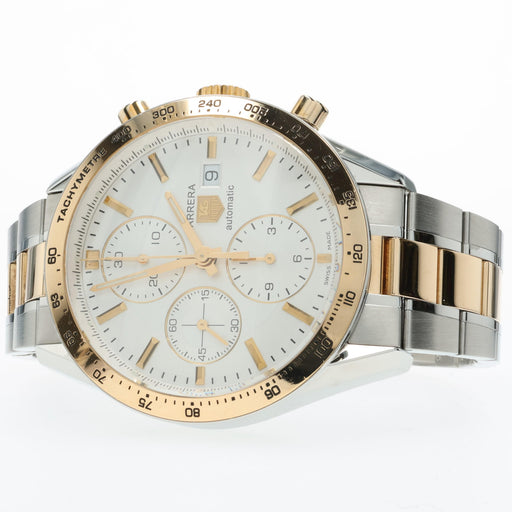 Tag Heuer Carrera Calibre 16 Chronograph White Dial Automatic CV2050-2