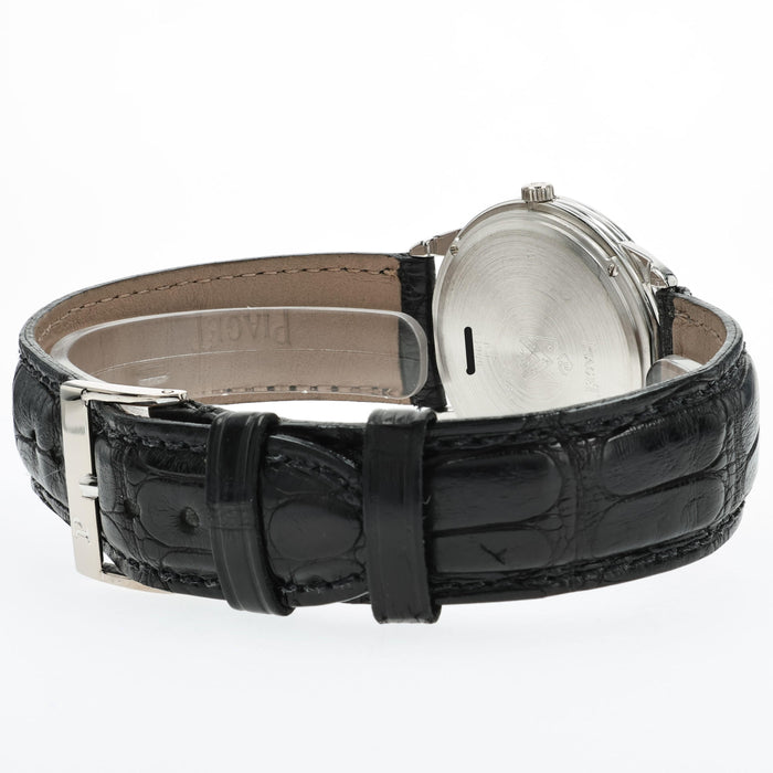 Piaget Gouverneur Solid Platinum 33MM Manual Wind Silver Dial 15968
