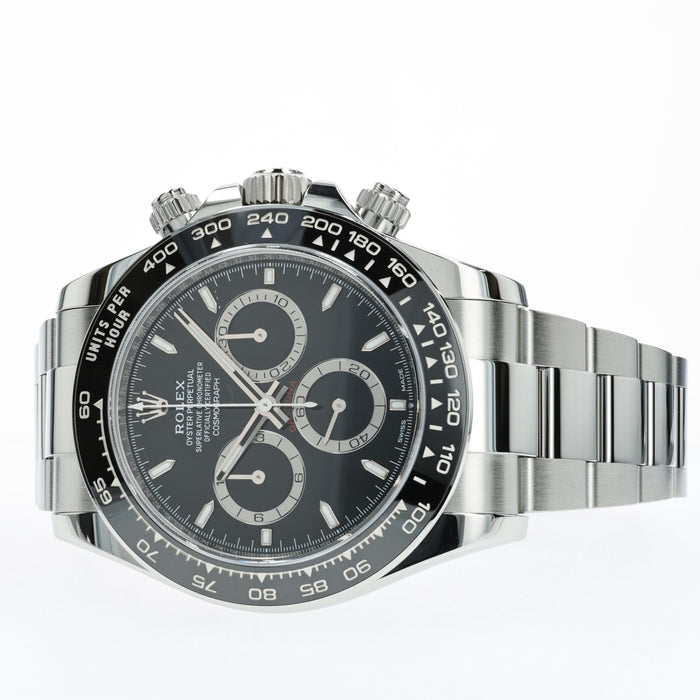 Rolex Daytona Black Dial Chronograph Stainless Steel 126500LN