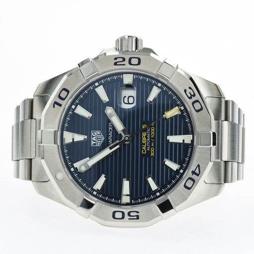 Tag Heuer Aquaracer Calibre 5 Blue Dial Stainless Steel WAY2012-0