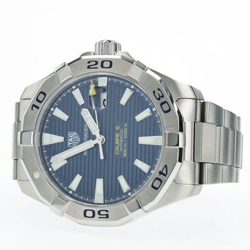 Tag Heuer Aquaracer Calibre 5 Blue Dial Stainless Steel WAY2012-0