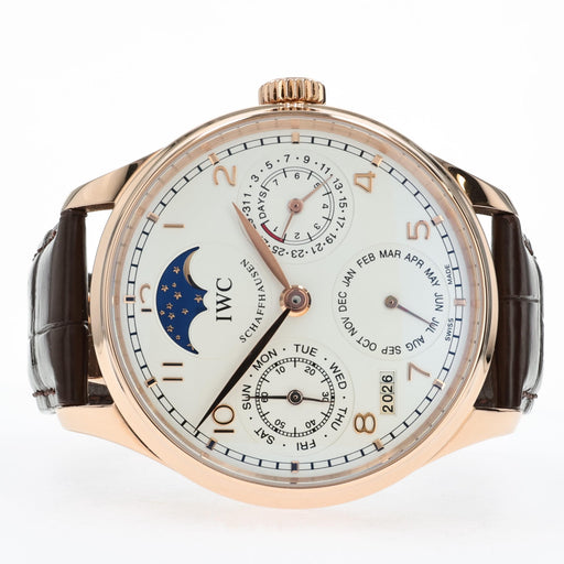 IWC Portuguese Perpetual Calendar Solid 18kt Rose Gold IW502306