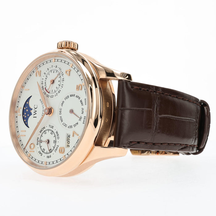 IWC Portuguese Perpetual Calendar Solid 18kt Rose Gold IW502306