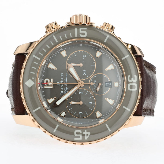 Blancpain Fifty Fathoms Solid 18kt Rose Gold Chronograph 5085F-3634-63A
