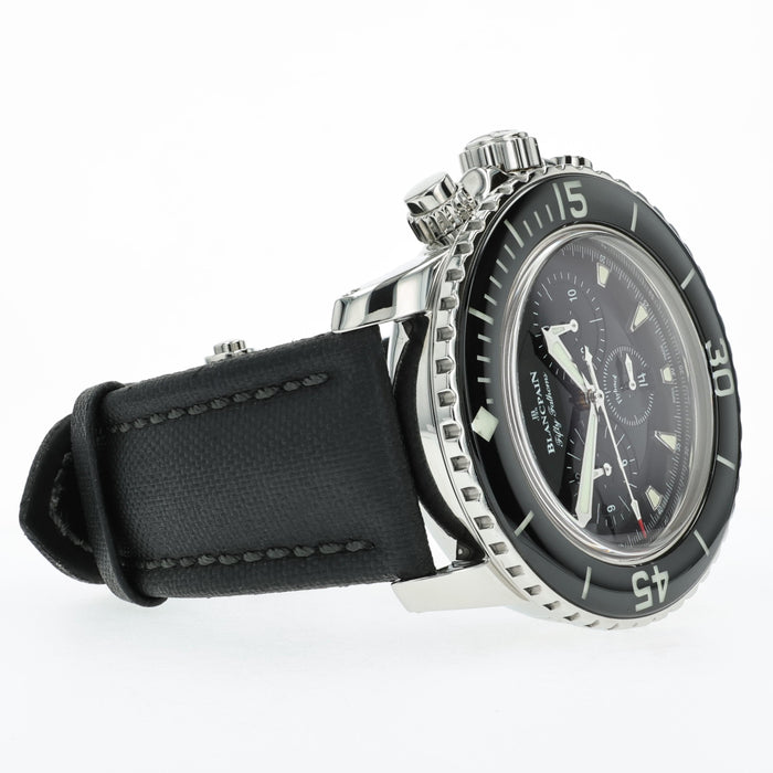 Blancpain Fifty Fathoms Black Dial Chronograph Stainless Steel 5085F-1130-52A