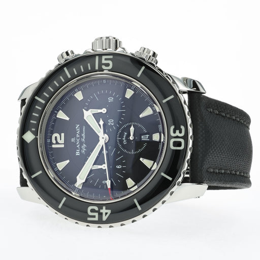 Blancpain Fifty Fathoms Black Dial Chronograph Stainless Steel 5085F-1130-52A