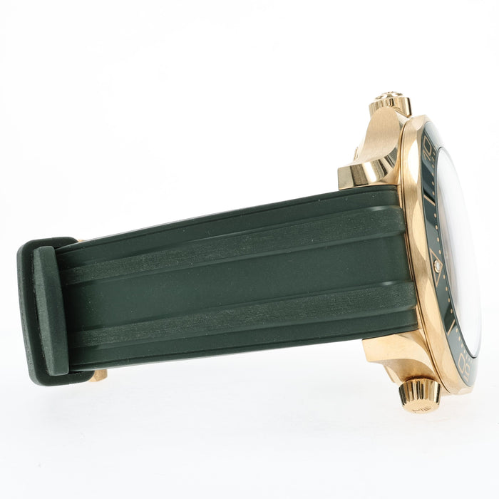 Omega Seamaster 300m Green Dial Solid 18kt Yellow Gold 210.62.42.20.10.001