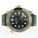 Omega Seamaster 300m Green Dial Solid 18kt Yellow Gold 210.62.42.20.10.001