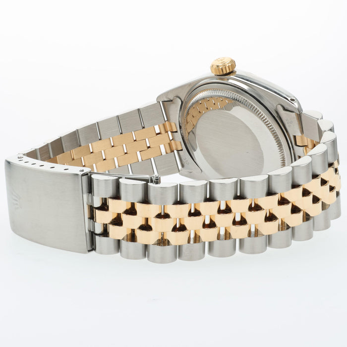 Rolex Datejust 36mm Champagne Dial Solid 18kt Yellow Gold & Stainless Steel 1601