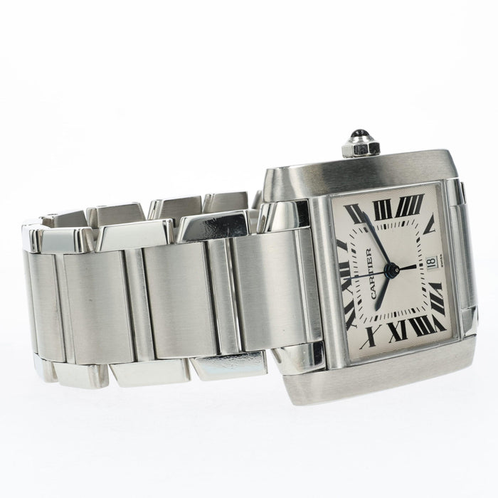 Cartier Tank Francaise Large Automatic Stainless Steel W51002Q3 2302