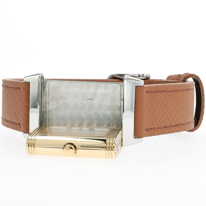 Jaeger LeCoultre Reverso Ladies 18kt Yellow Gold & Stainless Steel 260.5.08