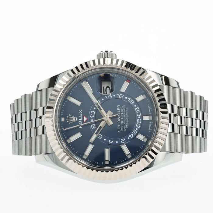 Rolex Sky-Dweller Blue Dial Jubilee Bracelet Stainless Steel 336934