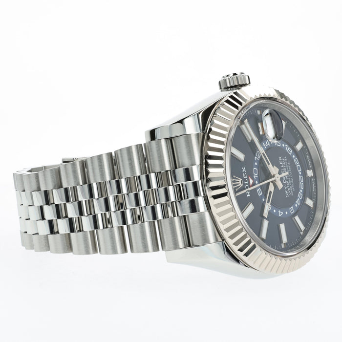 Rolex Sky-Dweller Blue Dial Jubilee Bracelet Stainless Steel 336934
