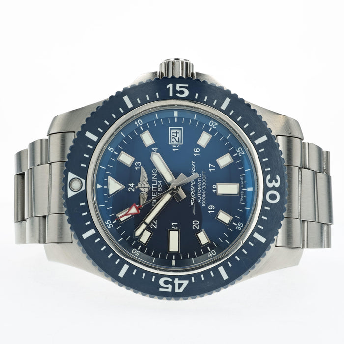 Breitling Superocean 44 Special Blue Dial Stainless Steel Y17393